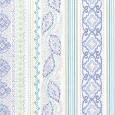 Dena Designs Marquesas PWDF262 Tehani Aqua Cotton Fabric By Yard