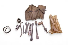 Vintage Triumph Motorcycle Tool Kit Original T100 T120 TR6 1960s Whitworth *RG23