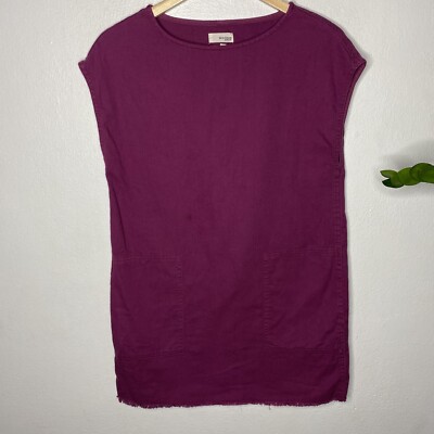 Wilfred Free Denim Purple Shift Mini Dress Raw Hem Size XS | eBay Wilfred Free Denim Purple Shift Mini Dress Raw Hem Size XS | eBay