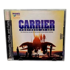 Vintage 1996 Discovery Channel Carrier Fortress At Sea Interactive PC Game