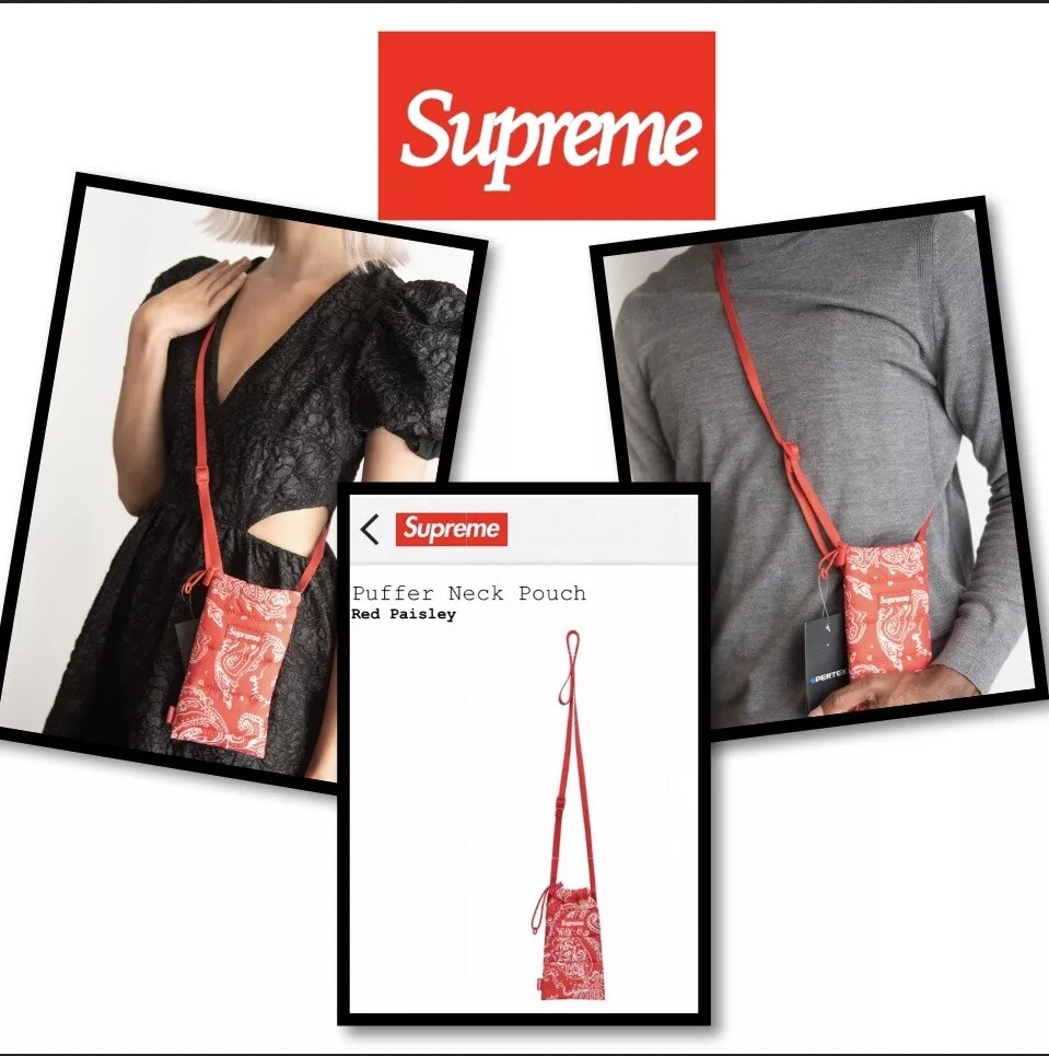 Supreme Neck Pouch Red – BASEMENT_HK