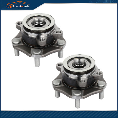 Pair Front Wheel Bearing Hub For Nissan Sentra NV200 Leaf Chevrolet City Express
