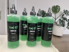 5 PACKS X 9oz 266ml - Tomb 45 Barber Shaving Shave Gel w/ Aloe Vera Vitamin E