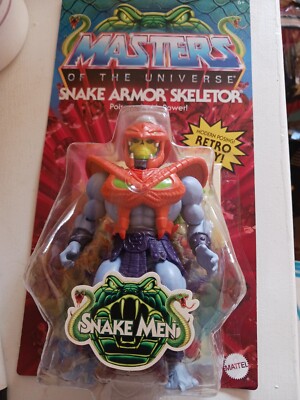 US VERSION UNPUNCHED MOTU Origins Snake Armor Skeletor Universe Snake Men Wv 12