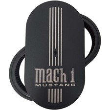 Ford Mustang Mach 1 - 15 Oval Air Cleaner Kit - Engraved - Black - Ansen Usa