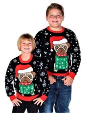 SOCAL LOOK Kids Ugly Christmas Sweater - Funny Holiday Pullover for Boys  Girls