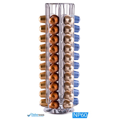 Café Nespresso Pod Soporte Cápsula de rotación titular Pod Soporte Cromo 40  60 80 | eBay