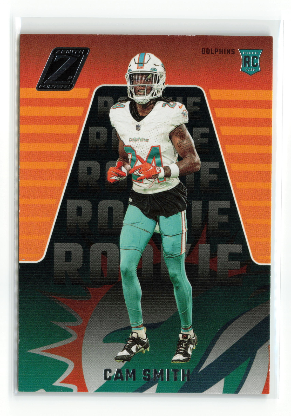 CAM SMITH #114 RC 2023 PANINI ZENITH DOLPHINS