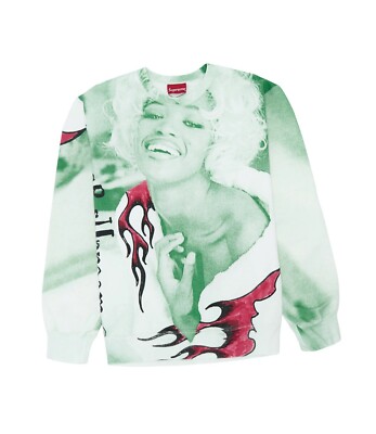 Supreme Naomi Photo Crewneck Pullover Sweatshirt Small Brand
