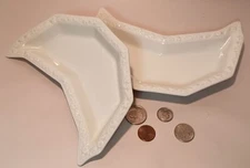 2 MARIA bone dish vtg rosenthal netter porcelain plate boon bon dessert bowl art