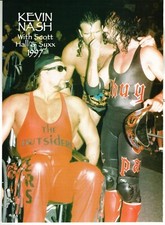 WCW WORLD CHAMPIONSHIP WRESTLING MAG PINUP (1997) KEVIN NASH SCOTT HALL SYXX