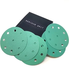 Festool-Compatible Sandpaper 5 Inch 9-Hole Hook Loop 40-2000 Grit Sanding Discs