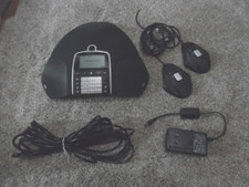 Konftel 300WX Conference Phone Black With Charger and 2 Expansion Microphones
