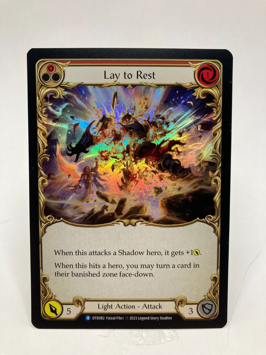 Lay To Rest NM/M* FOIL Dusk Till Dawn - Flesh And Blood DTD082 RED -UnltCards Lay To Rest NM/M* FOIL Dusk Till Dawn - Flesh And Blood DTD082 RED -UnltCards