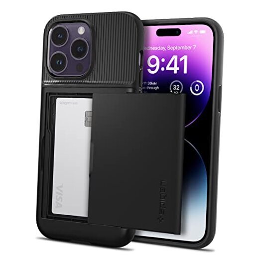 Slim Armor CS Designed for iPhone 14 Pro Max Case (2022) [Military-Grade Black