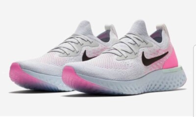 Nike Epic React 1 Pure Platinum/Black-Hydrogen Blue-Pink Bean-Igloo SIZE 10.0 DS