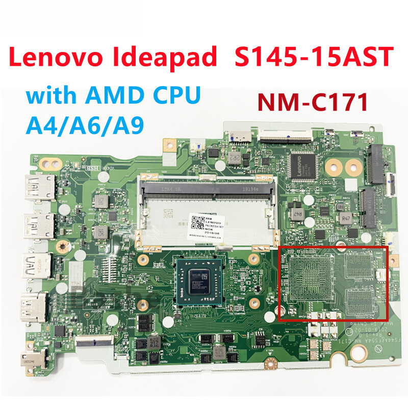 Motherboard For Lenovo IdeaPad S145-14AST S145-15AST NM-C171 With