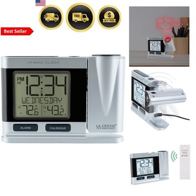 Projection Alarm Clock Digital Indoor Outdoor Temperature Clock with Time Date