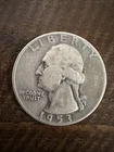 1953-D Washington Quarter 90% Silver Coin Uncertified Circulated