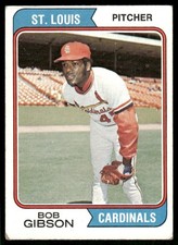 1974 Topps #350 Bob Gibson