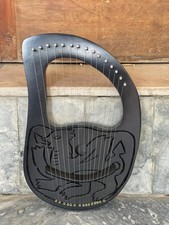 Rosewood Dregon Lyre Harp 15 Metal Strings With Free Bag Tuning Key  Strings