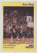1990-91 Star Court Kings /2000 James Worthy #63 HOF 1f8