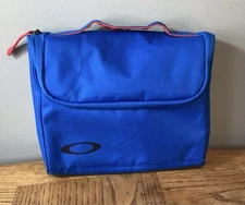 Oakley Toiletry Bag Royal Blue Zip Close Organize Shave Bathroom Kit