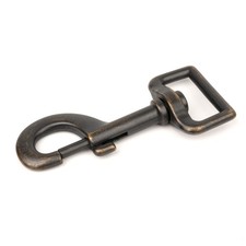 Country Brook Design 1 Inch Aged Bronze Swivel Snap Hooks, 25 Pack