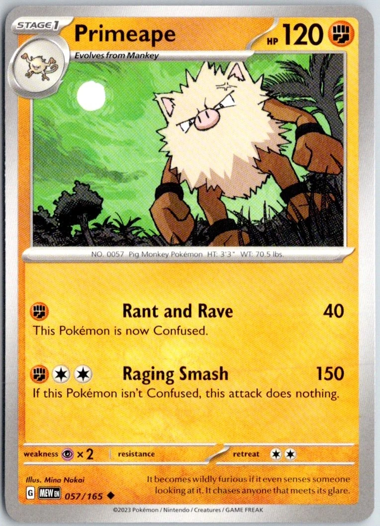Primeape Pokemon Card for sale | eBay