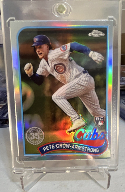 Topps Pete Crow-Armstrong Chicago Cubs Rookie 4-Card Lot 2023 Chrome FS-8 407