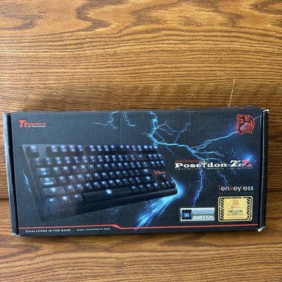 Tt eSPORTS Poseidon Z Blue Switch Illuminated Keyboard (KB-PIZ-KLBLUS-01)