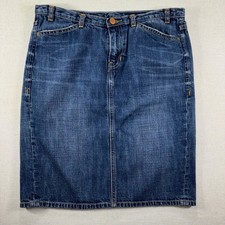 GAP Y2K Limited Edition Dark Wash Denim Jean Pencil Skirt Size 4