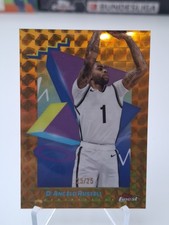 2024-25 Topps Finest DeAngelo Russell Gold Geometric Refractor 25/25 #139 