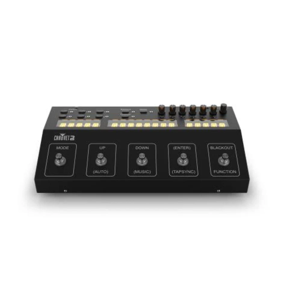 Chauvet DJ Foot-C2 36-Channel DMX Lighting Controller w/MIDI Input+LCD Display  - Image 2 of 3