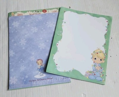 Gartner Studios Vntg Y2K Precious Moments Stationary lot Holiday Writing Paper 