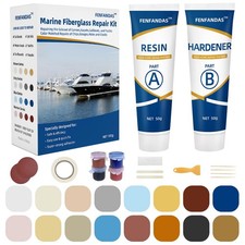 FENFANDAS Fiberglass Boat Repair Kit, Marine Fiberglass Repair Kit for Boats,...