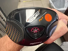 PowerBuilt Air Force One N7 5 26° Hybrid, Fujikura 60g S flex graphite shaft.