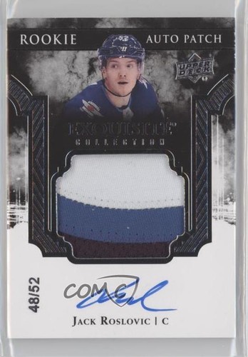 Jack Roslovic #EC-JR 2017 Upper Deck the Cup Exquisite Rookie Auto Patch card