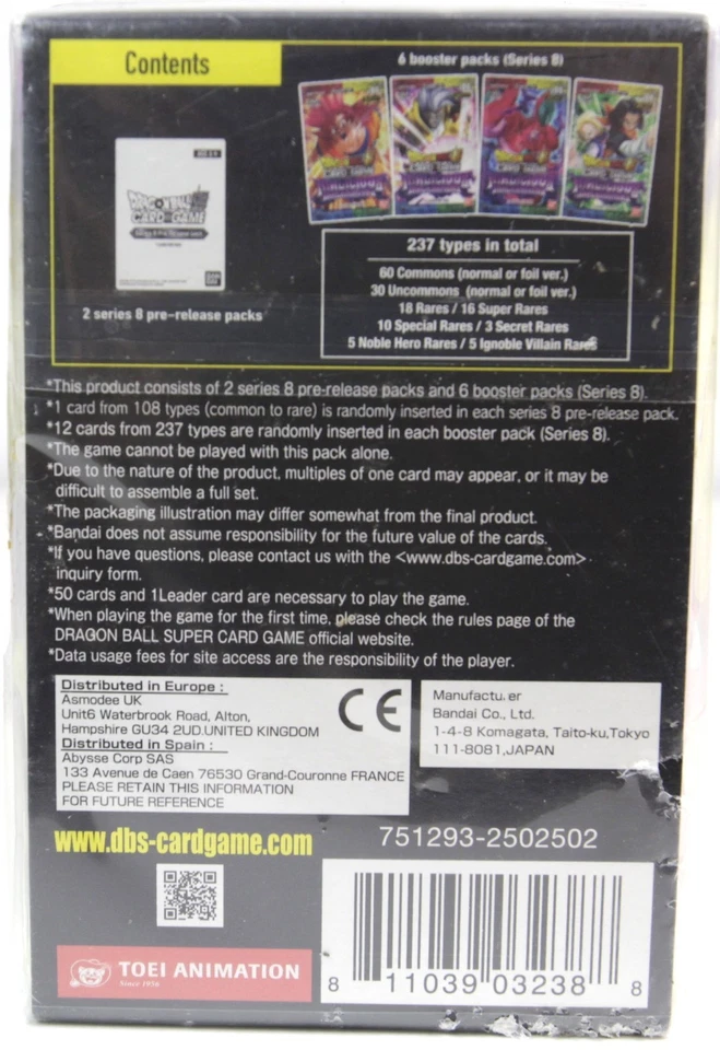 Series 8 Pre-Release Set | Neu und versiegelt! | Dragon Ball Super Card Game - Bild 4 von 4