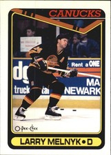 1990-91 O-Pee-Chee #419 Larry Melnyk - HKY