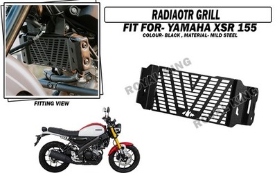Passend für Yamaha XSR ''155 Vector Kühlergrill Schwarz''
