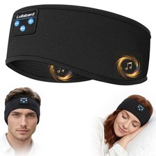 Sleep Headphones Bluetooth Headband for Side Sleepers Travel Exercise Yoga Pure