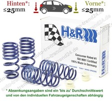 H&R 28880-2 Tieferlegungsfedern 25mm Absenkung