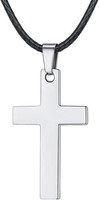 Faithheart Gravierbare Kreuzkette Mit Edelstahl KreuzanhäNger 5 Farbe