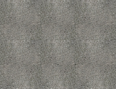 OO Gauge Gray Cobblestone Model Train Scenery Sheets Five Seamless 6''x6'' Sticker