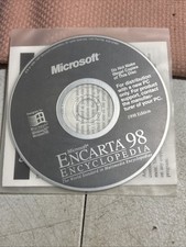 Microsoft Encarta 98 Encyclopedia PC CD-ROM Software for Windows
