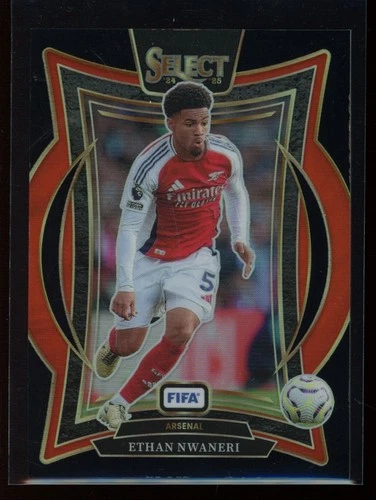 2024-25 Panini Select FIFA #12 Ethan Nwaneri Black 1/1 Arsenal