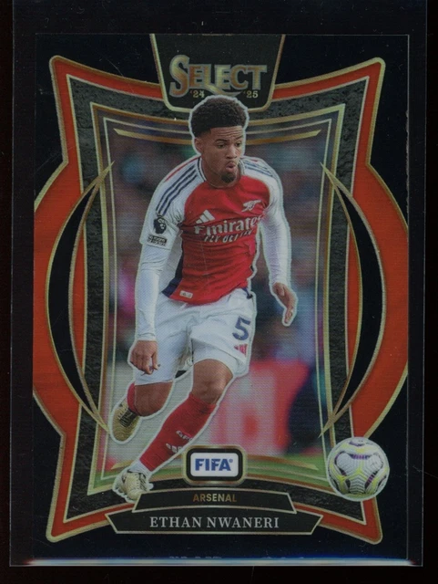 2024-25 Panini Select FIFA #12 Ethan Nwaneri Black 1/1 Arsenal