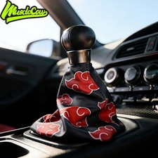 Ninja Pattern Shift Dust Boot Cover Fits Universal Automatic Car Gear Lever