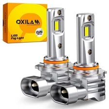 OXILAM H10 9140 9145 6500K LED Driving Fog Light Bulbs Bright Super High Power